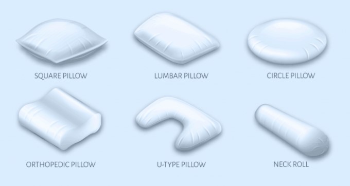 Types of pillows